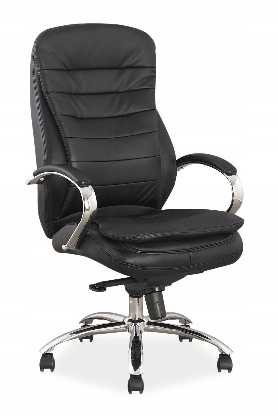 Swivel chair Q-154 BLACK Faux leather Lifting capacity 130 KG SIGNAL