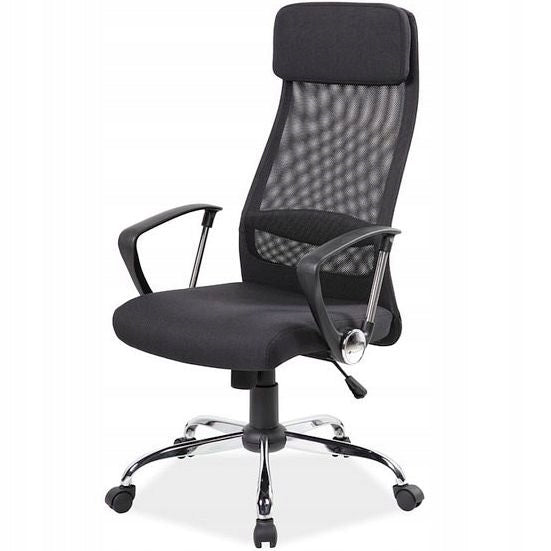 Swivel chair Q-345 Black Studio Material Kind rotary