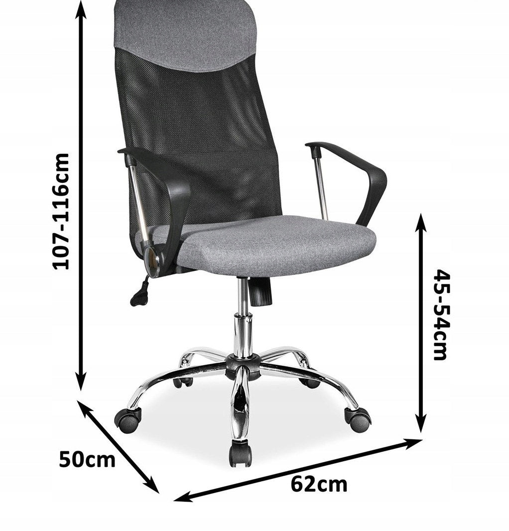 Swivel chair Signal GREY MATERIAL Q025 Brand Signal