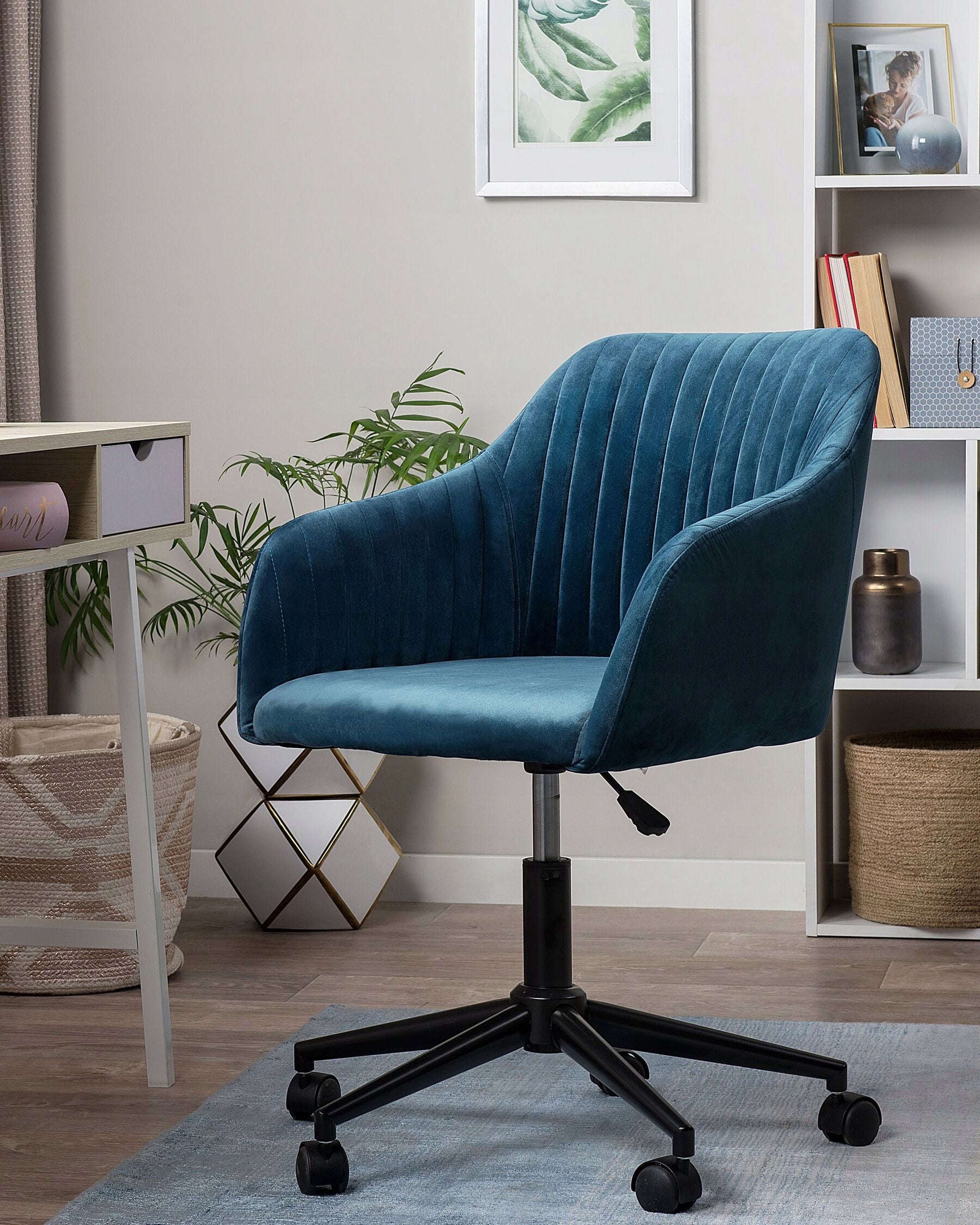 Swivel chair VENICE Velour Navy blue Medical device no