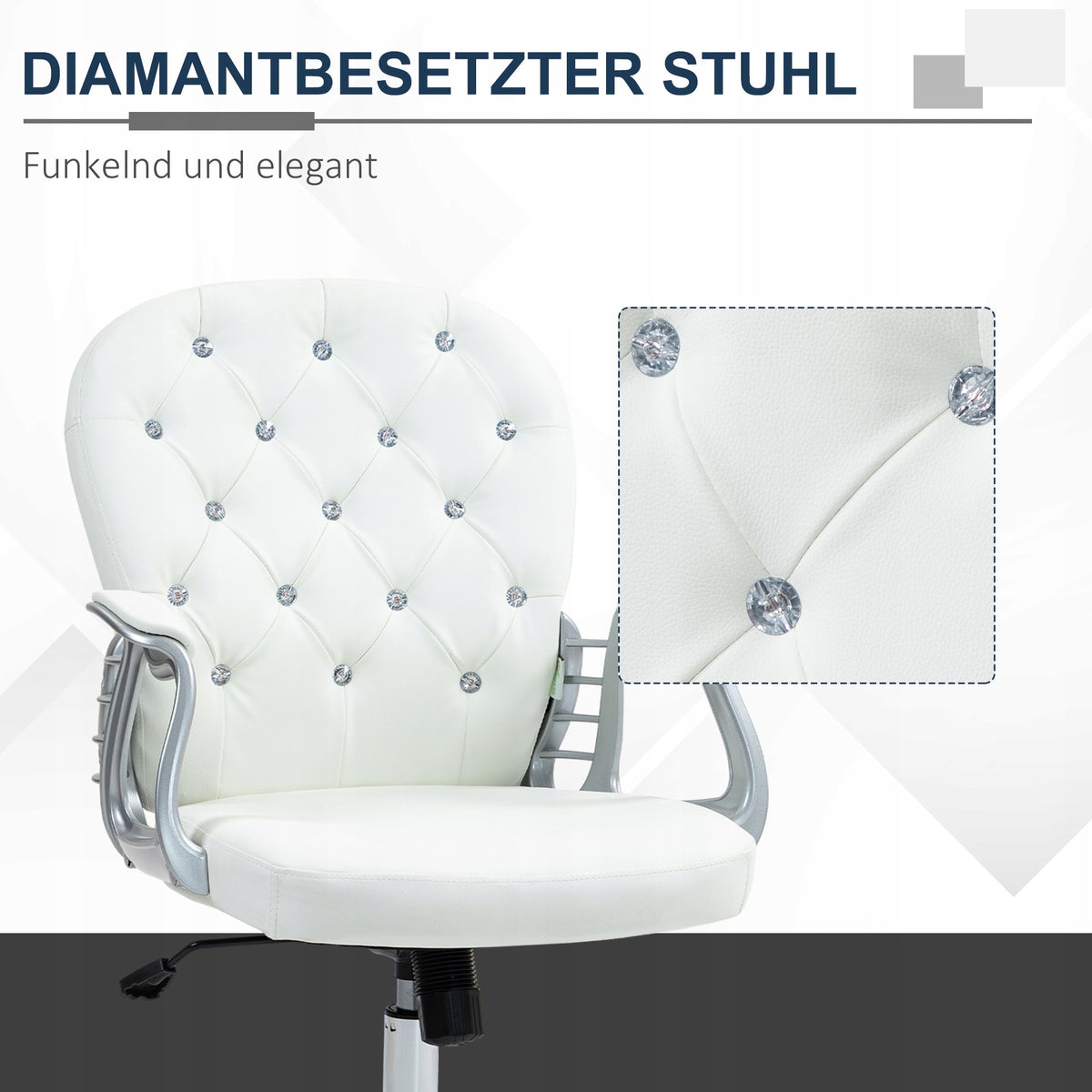 Swivel chair Vinsetto white Brand Vinsetto