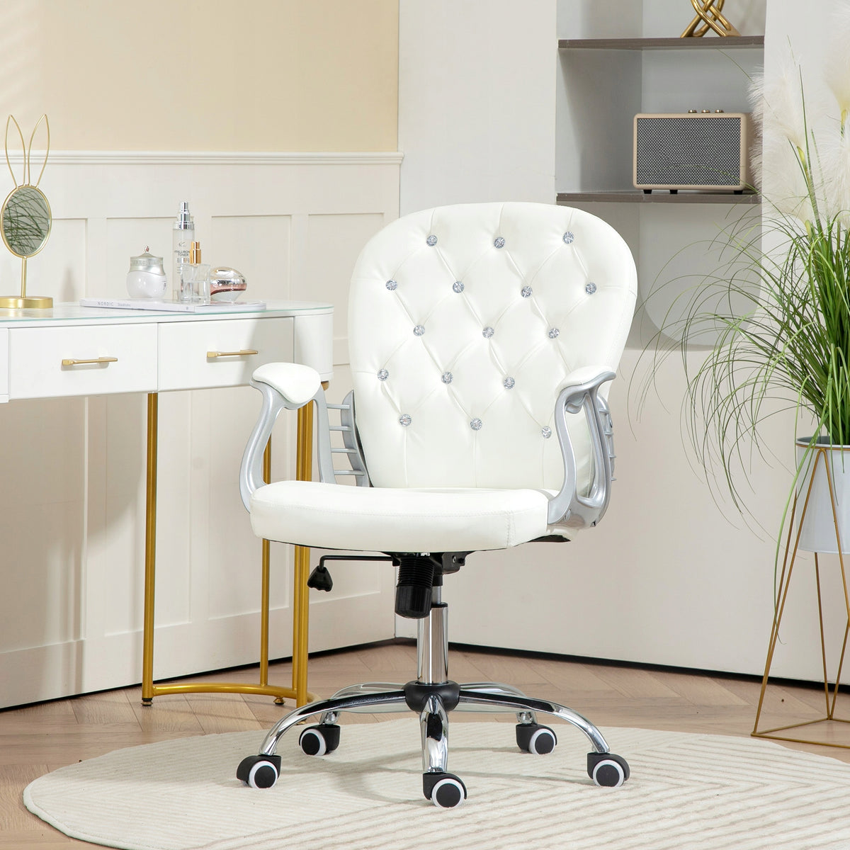 Swivel chair Vinsetto white