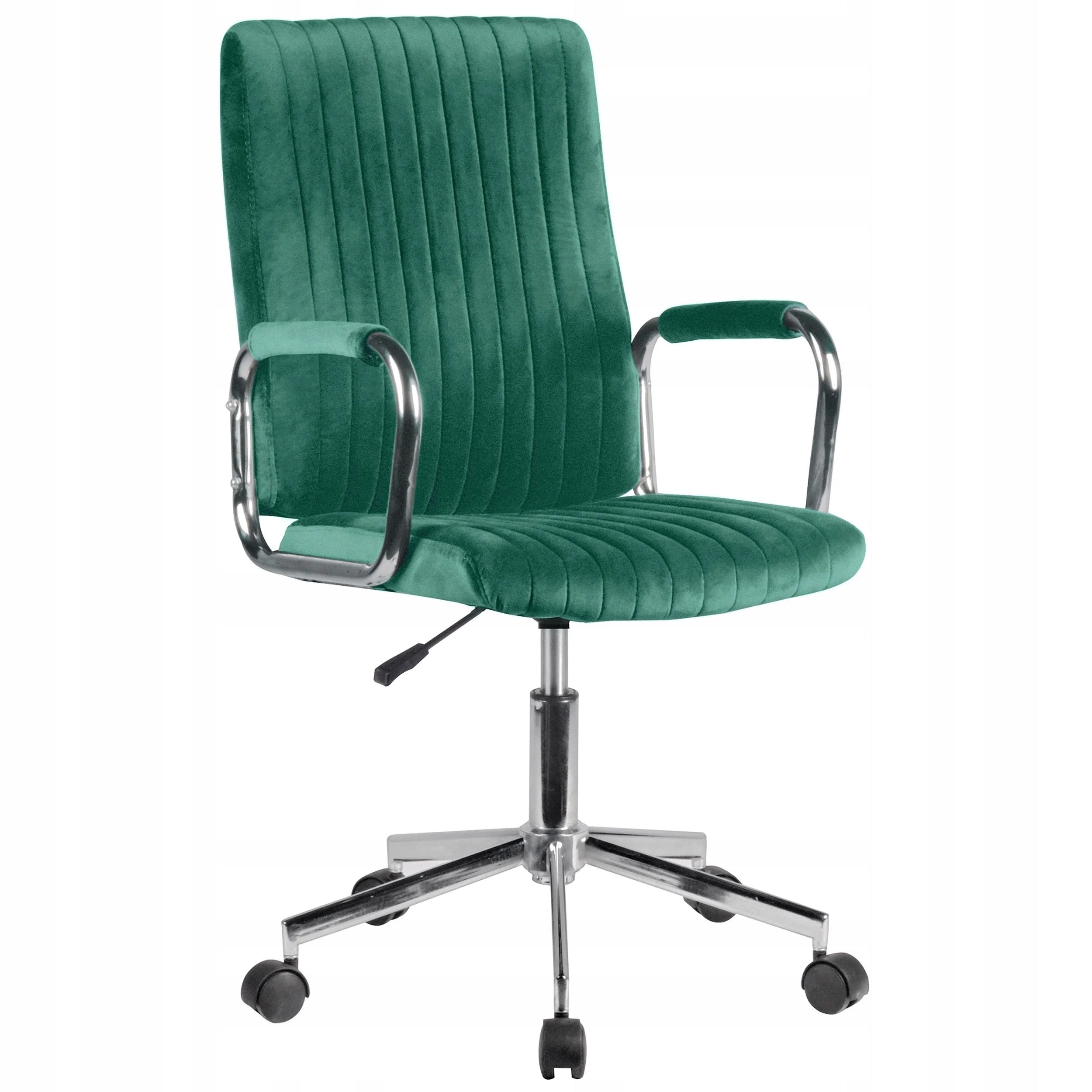 Swivel chair adjustable bottle green 51x61cm FD-24