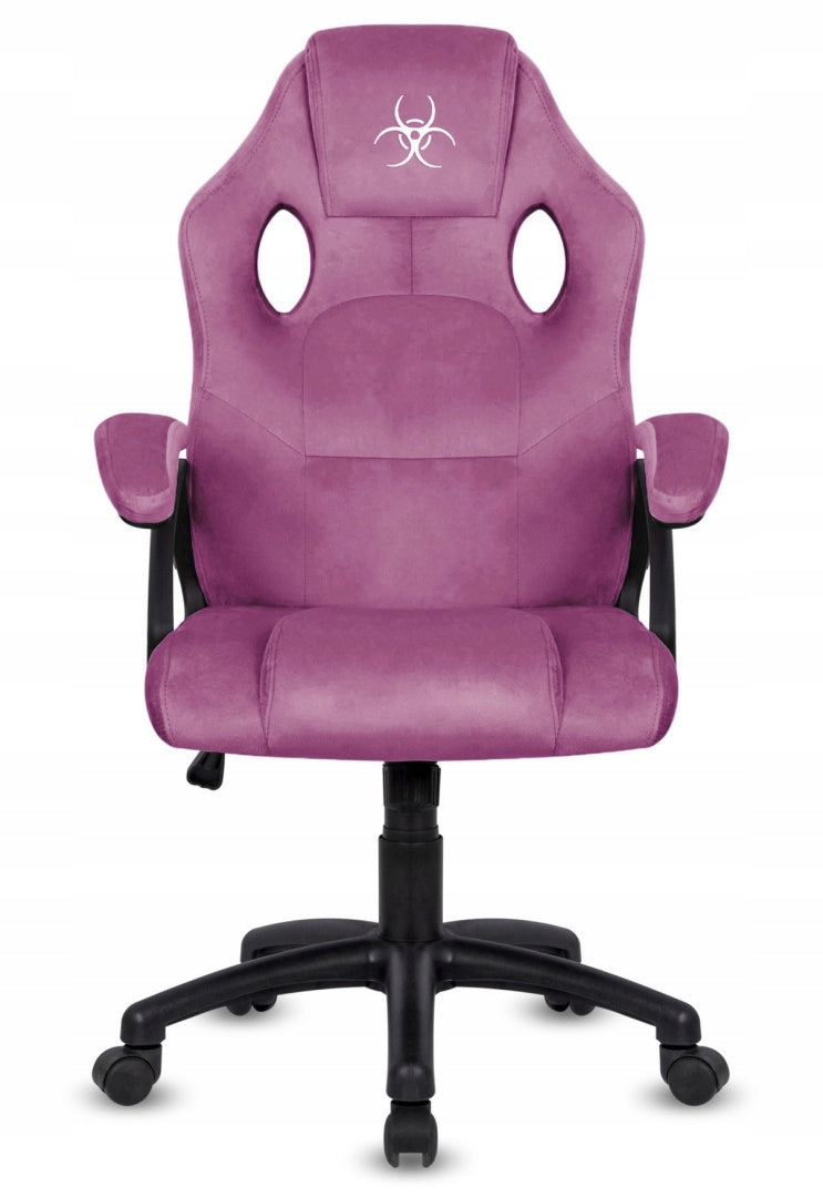 Swivel chair for desk CARRERA M ALCANTARA PURPLE Packaging status original