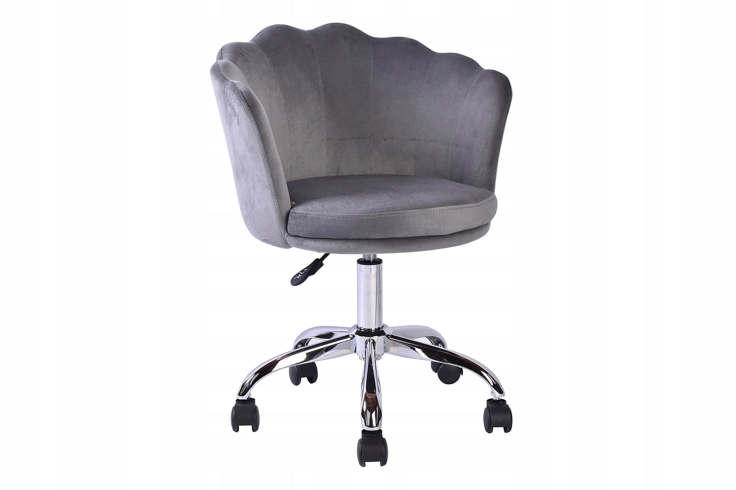 Swivel chair for desk shell Rose Velvet Signal grey Packaging status original