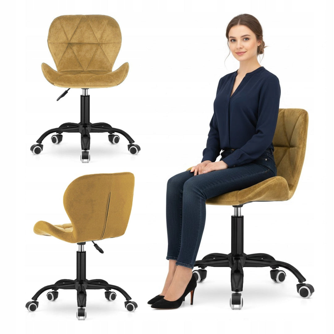 Swivel chair for office desk adjustable velour soft Lugano.pro