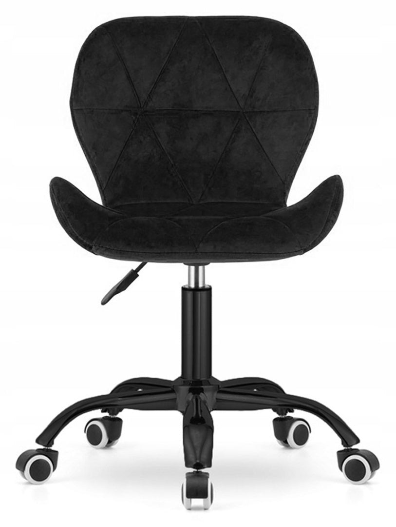 Swivel chair for office desk black velour fabric Lugano.pro Packaging status original