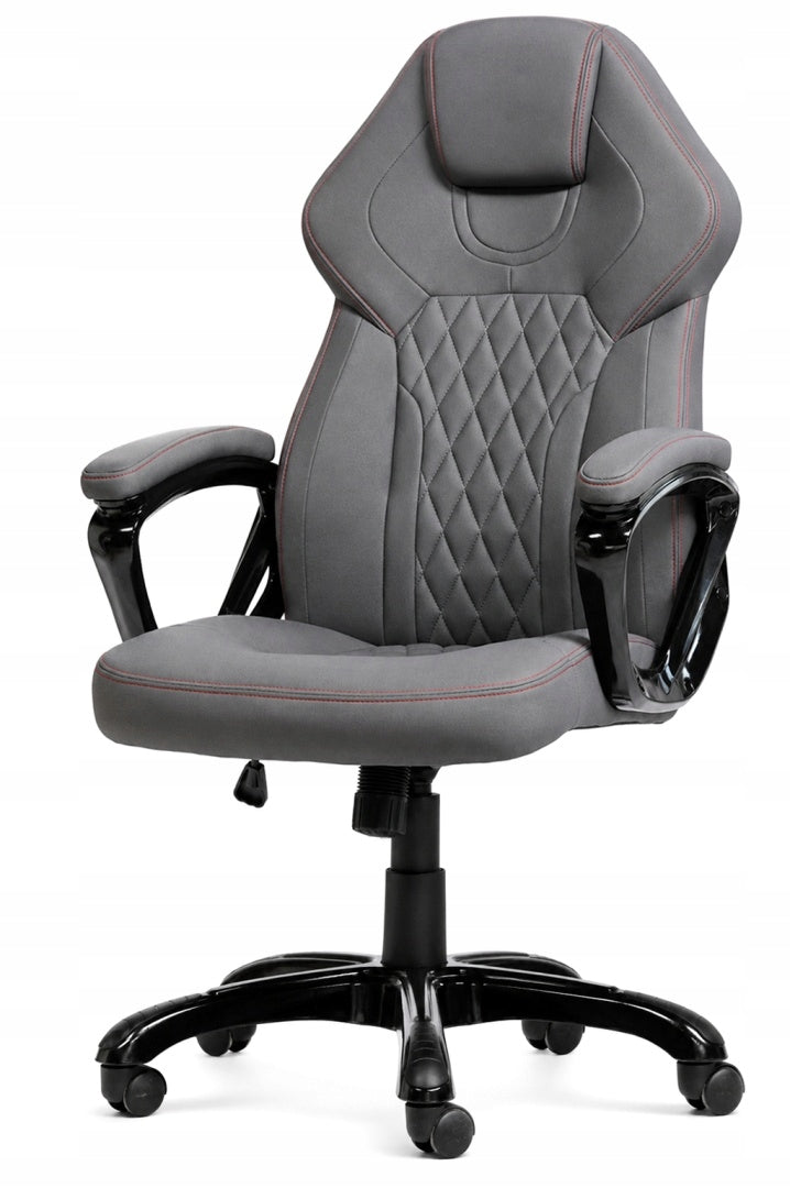 Swivel chair for office desk chair president fabric grey Packaging status original