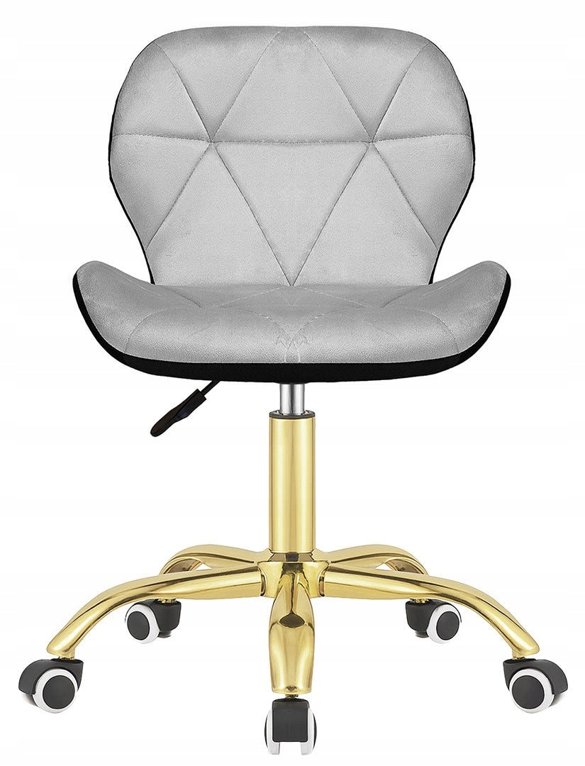 Swivel chair for office desk dressing tables office velour grey Packaging status original