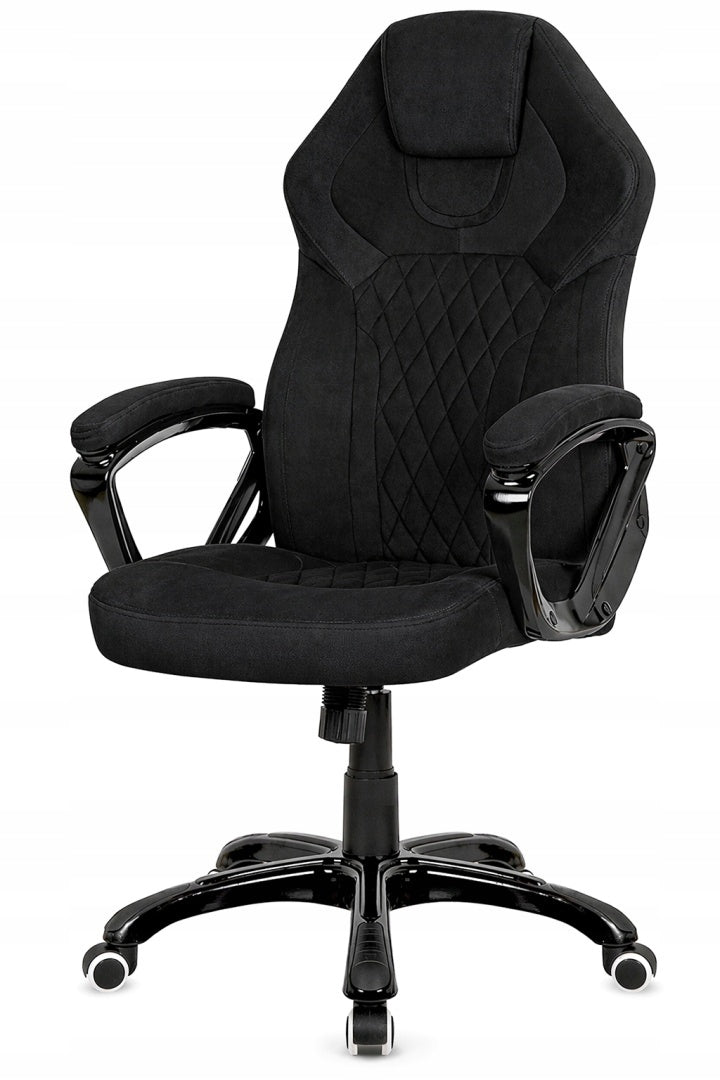 Swivel chair for office desk for president black velour fabric Packaging status original