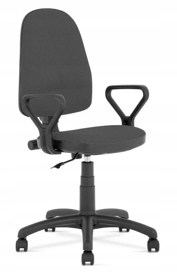 Swivel chair for office work Polish Bravo C38 dark grey Nowy Styl