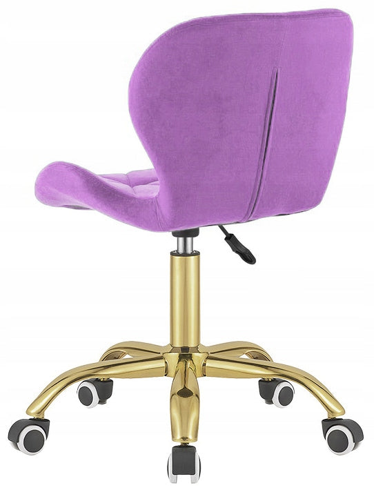 Swivel chair for student desk velour office purple Lugano.pro Manufacturer code VAS3-VASTO-OFFICE-VELVET-VIOLET-GOLD