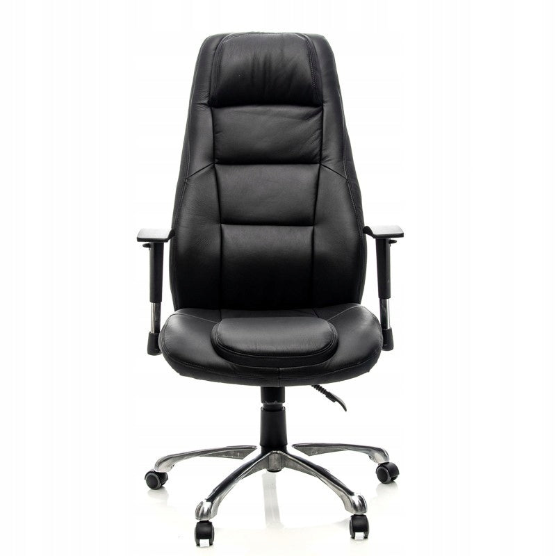 Swivel chair genuine leather/ IFD-030