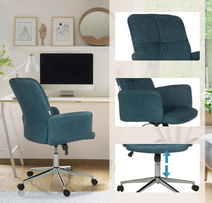 Swivel chair hjh OFFICE blue SOLAO 400 home Manufacturer code 621987