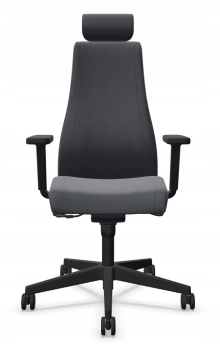 Swivel chair made in Poland ergonomic VIDEN SM02 graphite Nowy Styl Manufacturer code VIDEN SWIVEL CHAIR HB UPH FST HRUA-SM02