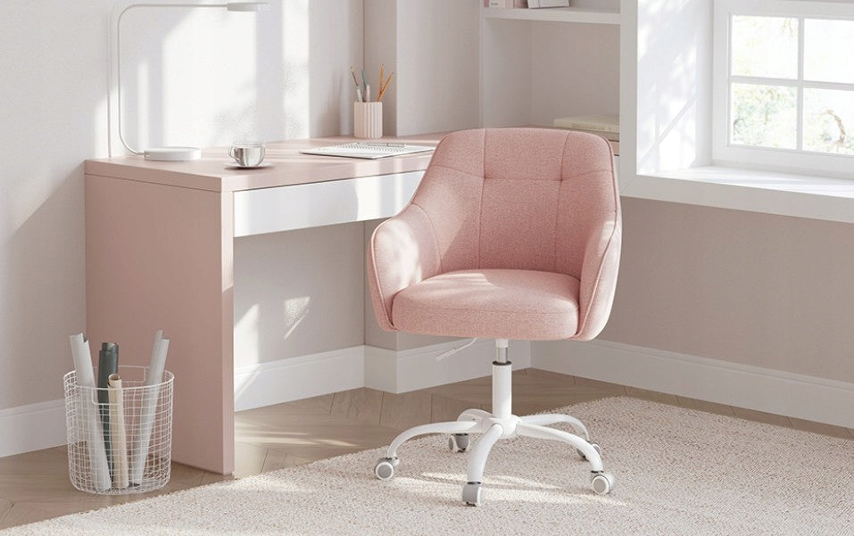 Swivel chair office bucket chair pink height adjustment stylish Manufacturer code OBG019P01