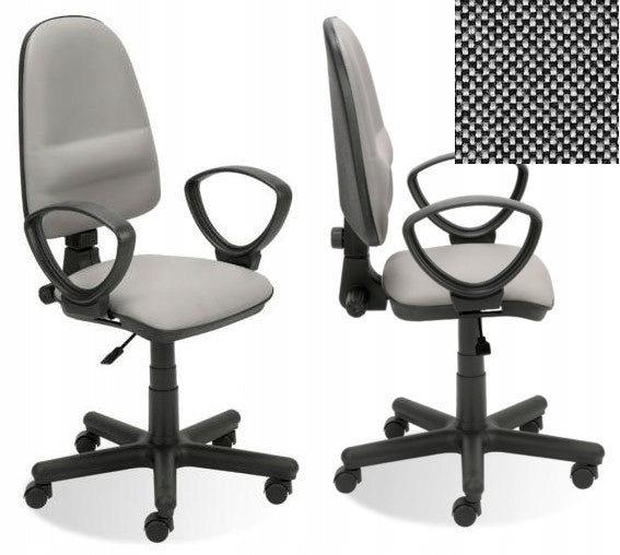 Swivel chair office chair PERFECT PROFILE GTP C73 black-grey New Sty Upholstery color black and gray