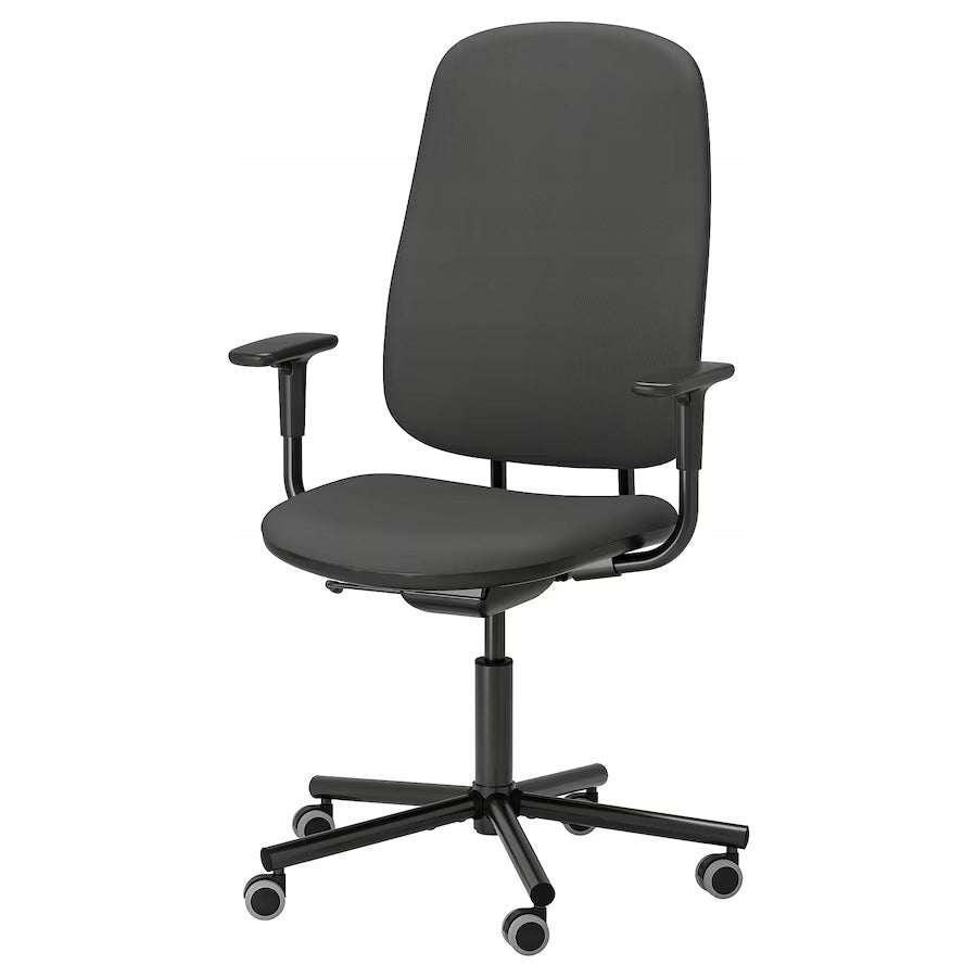 Swivel chair, office chair SMORKULL IKEA grey