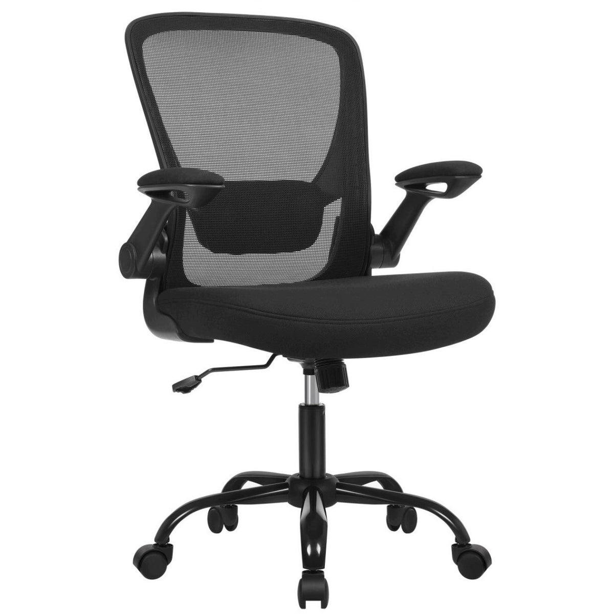 Swivel chair office chair ergonomic solid gaming Songmics black