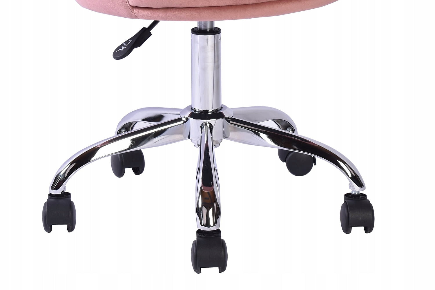 Swivel chair pink velour Rose Velvet comfortable nice Manufacturer code OBRROSEVRA