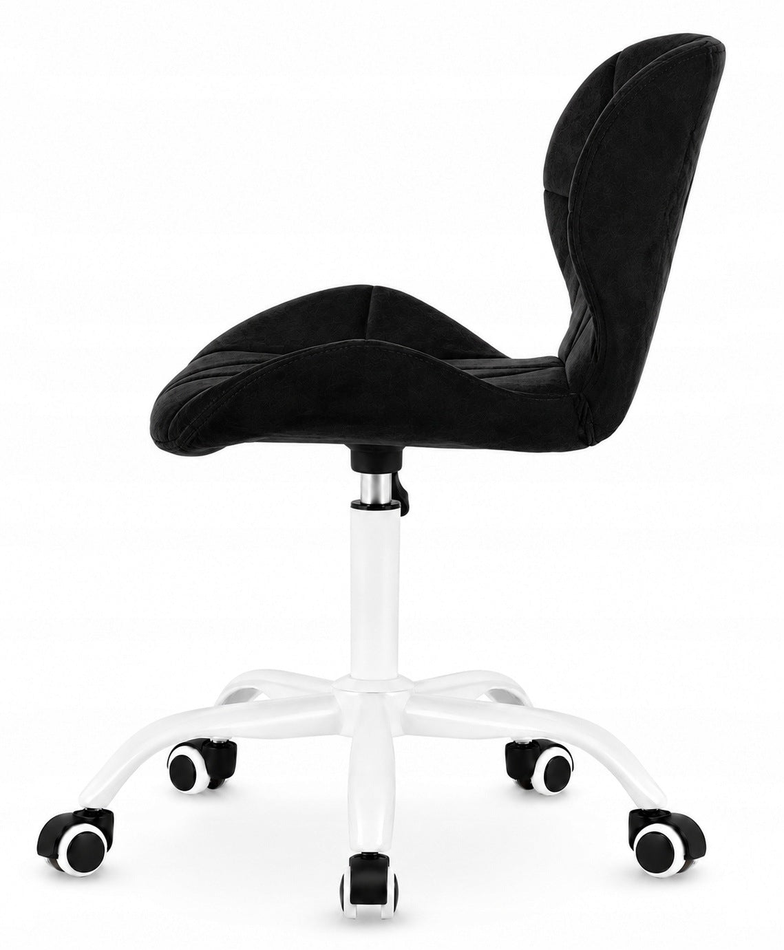 Swivel chair student desk chair velour black adjustable Manufacturer code VAS3-VASTO-OFFICE-VELVET-BLACK-MILK