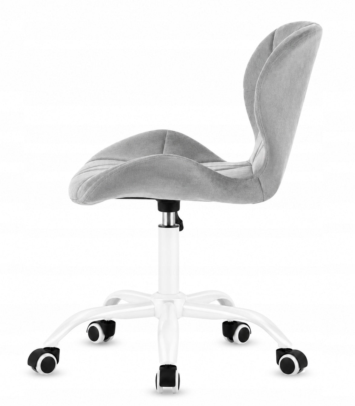 Swivel chair student desk chair velour grey adjustable Manufacturer code VAS3-VASTO-OFFICE-VELVET-GREY-MILK
