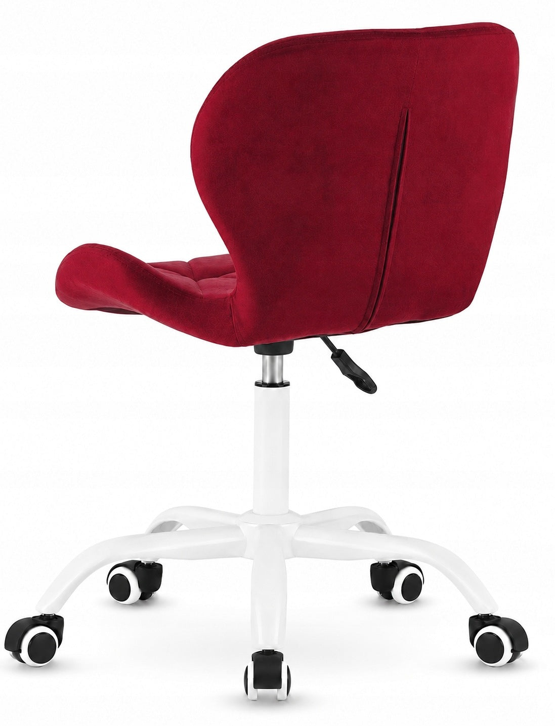 Swivel chair student desk chair velour office adjustable Manufacturer code VAS3-VASTO-OFFICE-VELVET-BURGUNDY-MILK