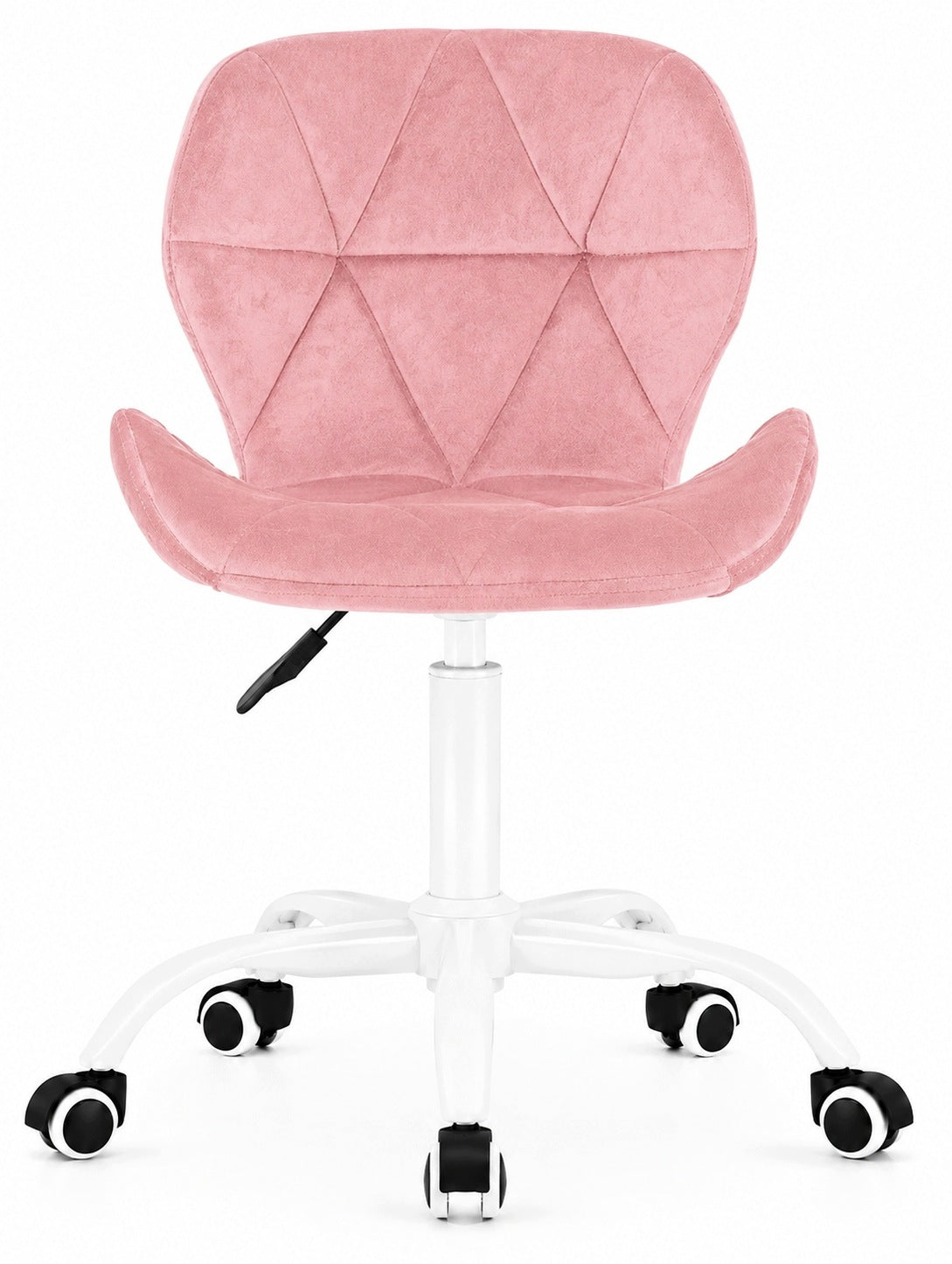 Swivel chair student desk chair velour pink adjustable Packaging status original