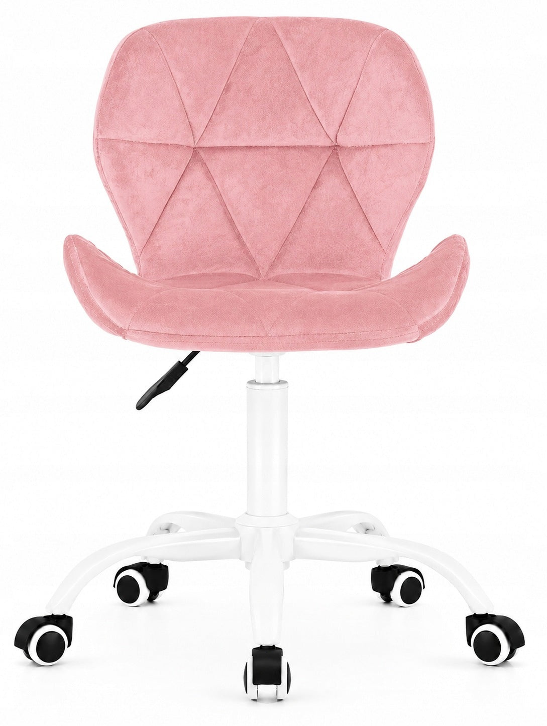 Swivel chair student desk chair velour pink adjustable Packaging status original
