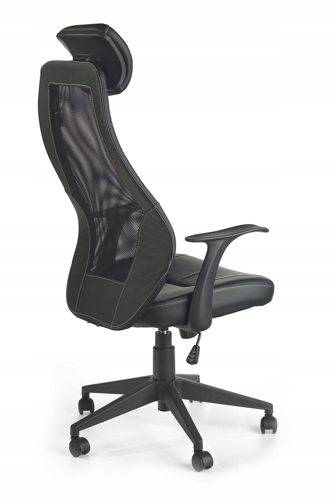 Swivel office chair Faux leather black up to 110 kg Torres Brand SFM