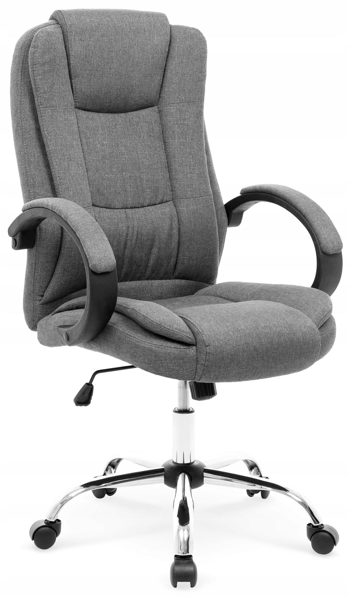 Swivel office chair GREY RELAX 2 to 130kg Halmar