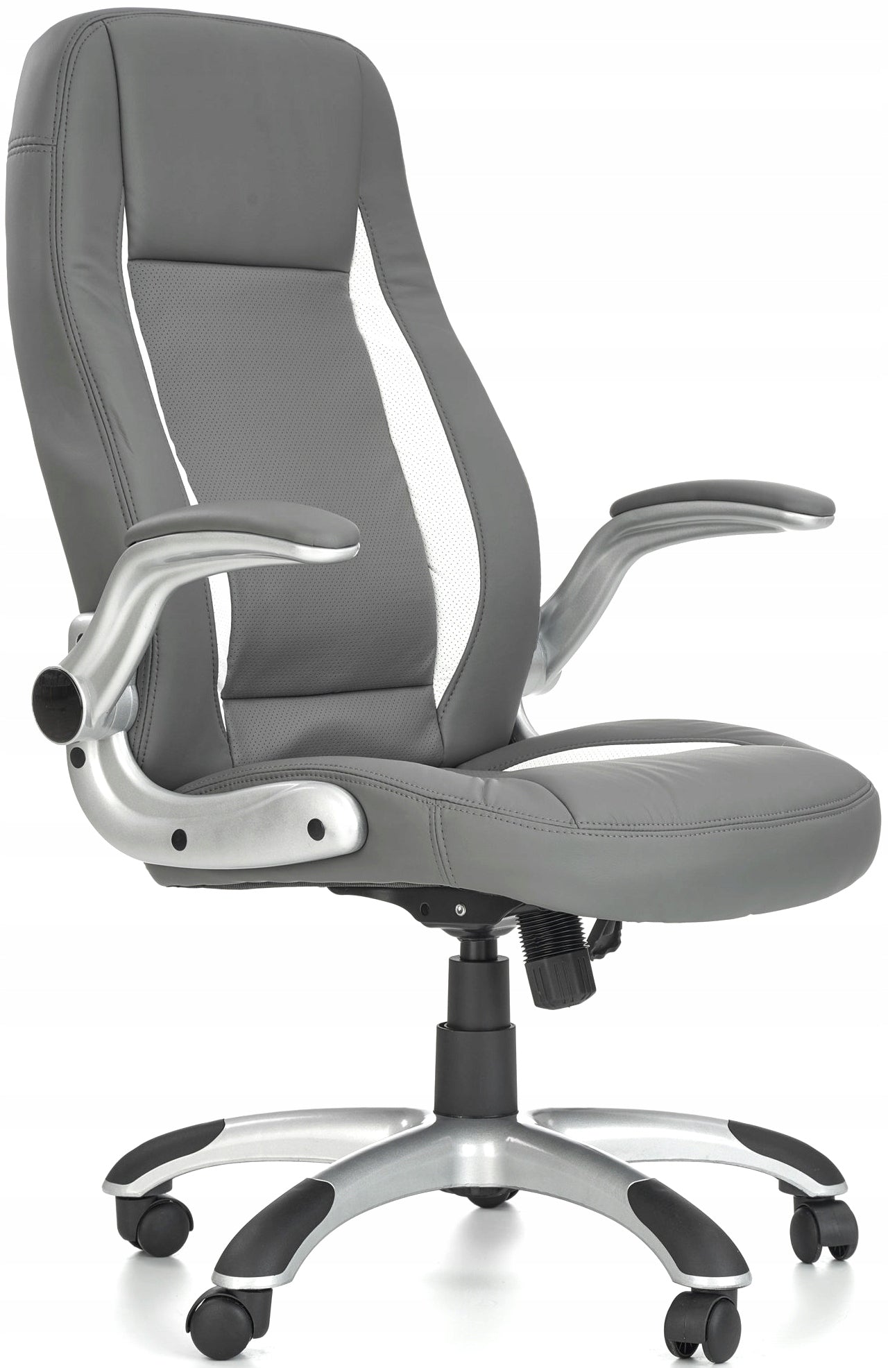 Swivel office chair GREY SATURN Halmar --- 24H Kind rotary