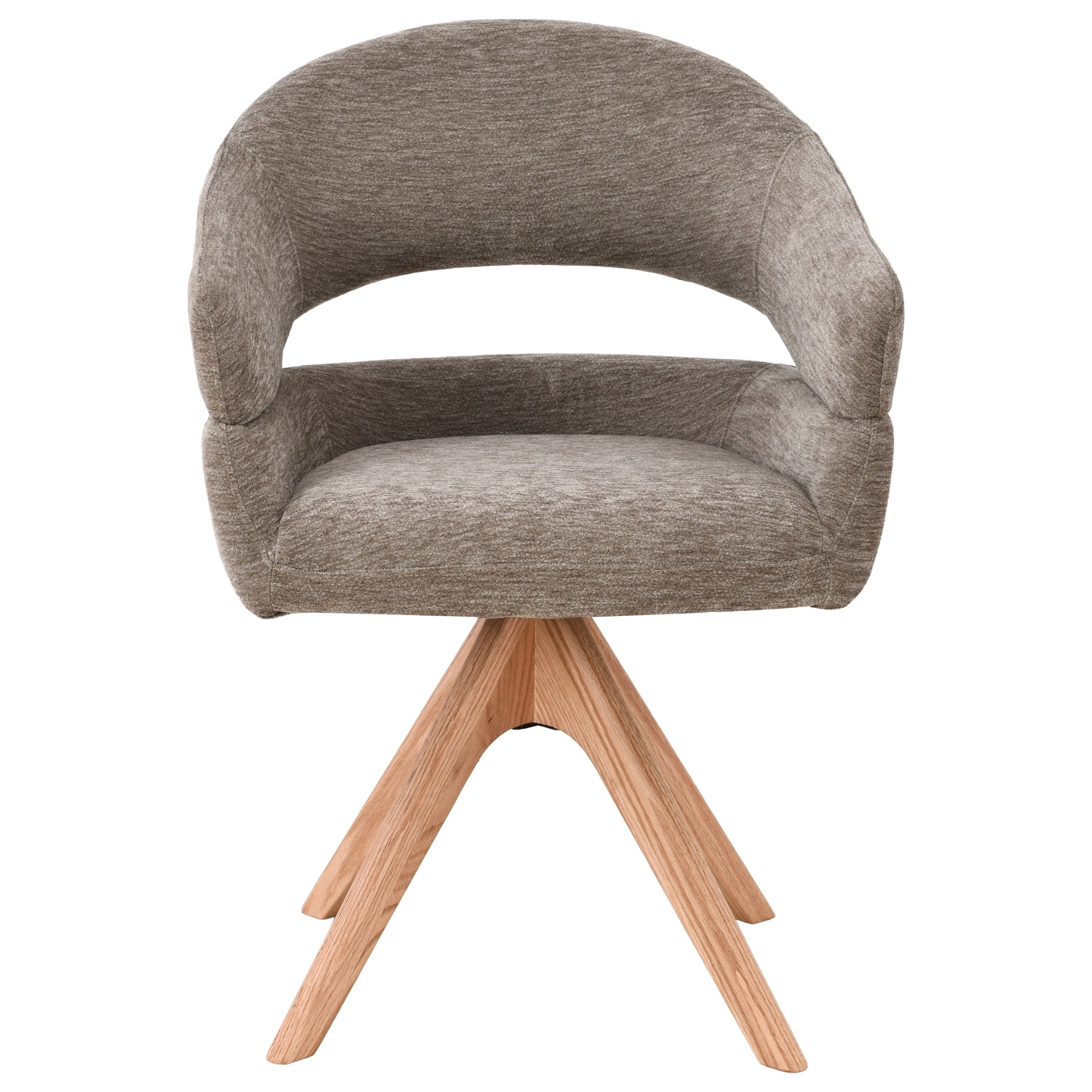 Swivel office chair, beige upholstered office chair for VENA desk Packaging status original