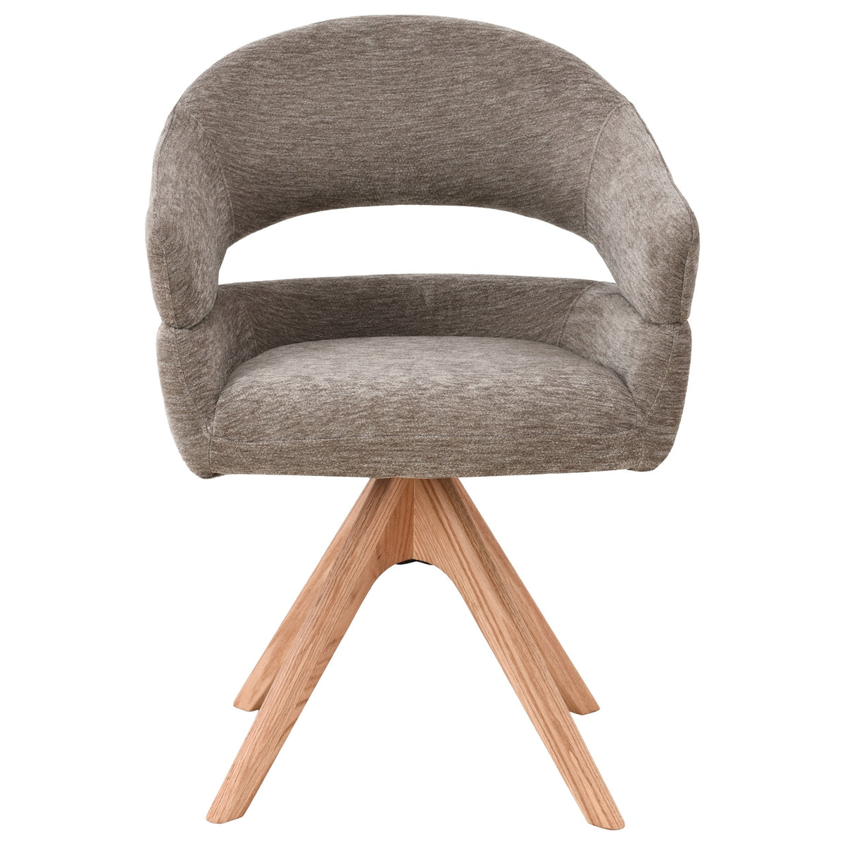 Swivel office chair, beige upholstered office chair for VENA desk Packaging status original