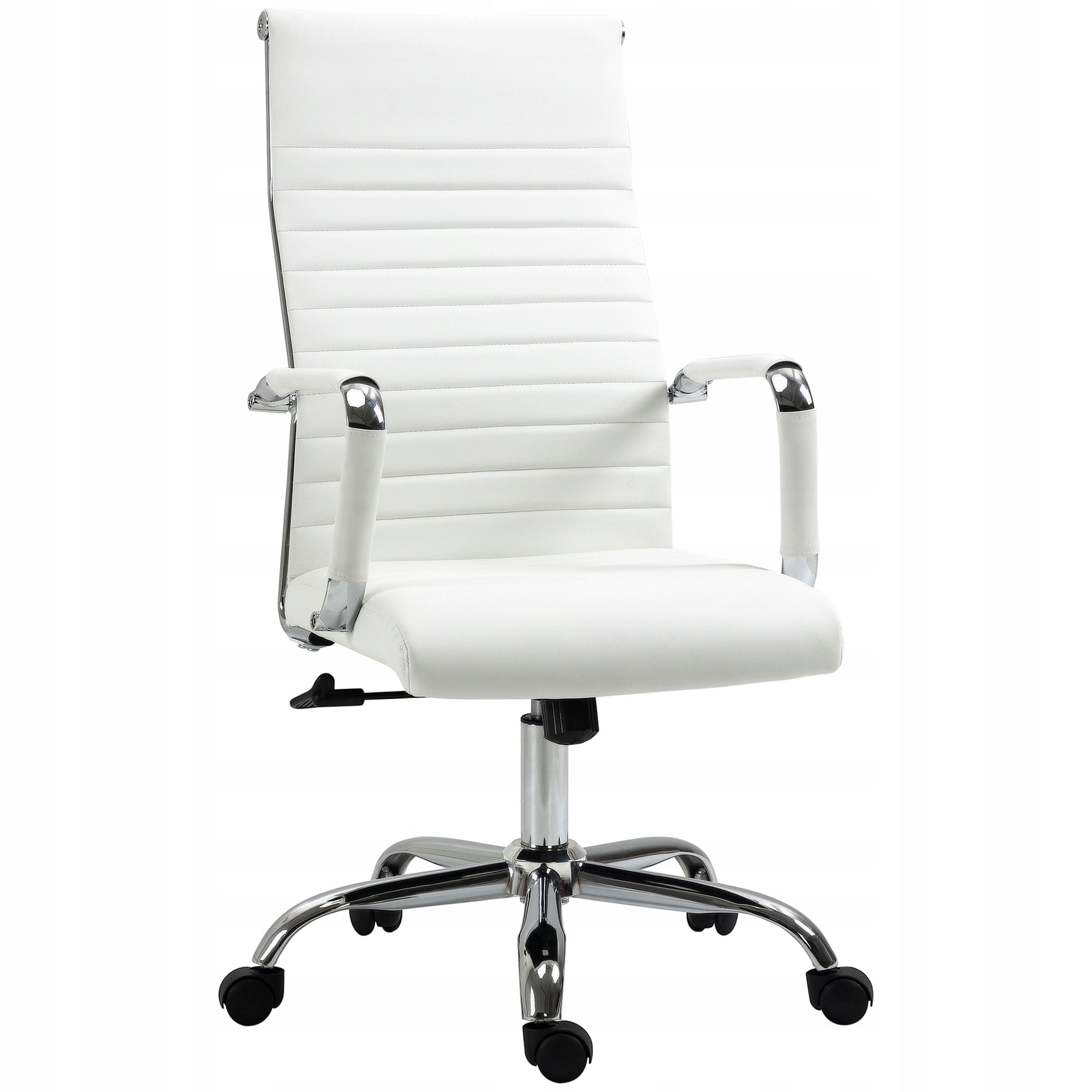 Swivel office chair, white, up to 120 kg
