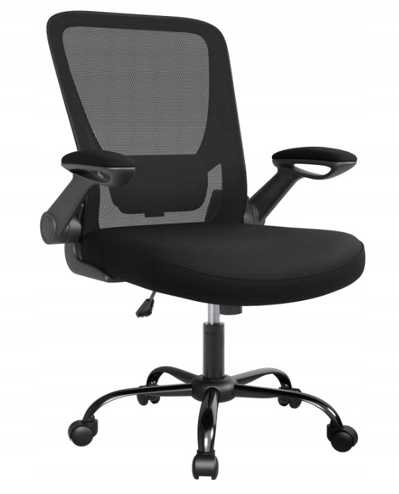 Swivel office chair with armrests mesh ergonomic cover