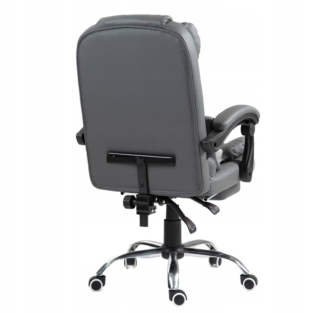 Swivel office chair with lumbar cushion footrest GREY GIOSEDIO EAN (GTIN) 5902751547702