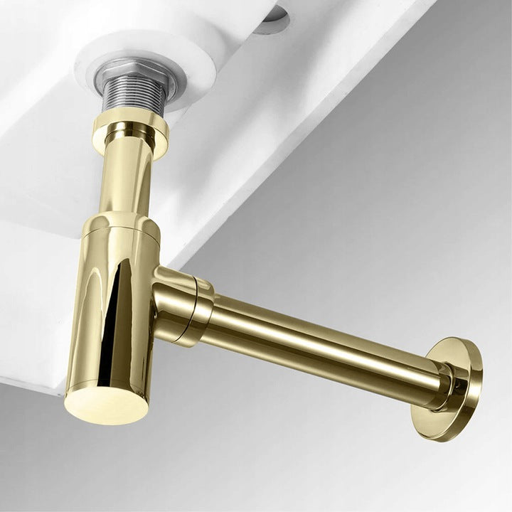 Waschmaschinen-Siphon mit Klick-Klack-Funktion Golden 