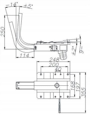 Synchronous mechanism for office swivel chair ACTIV Nowy Styl Brand Nowy Styl