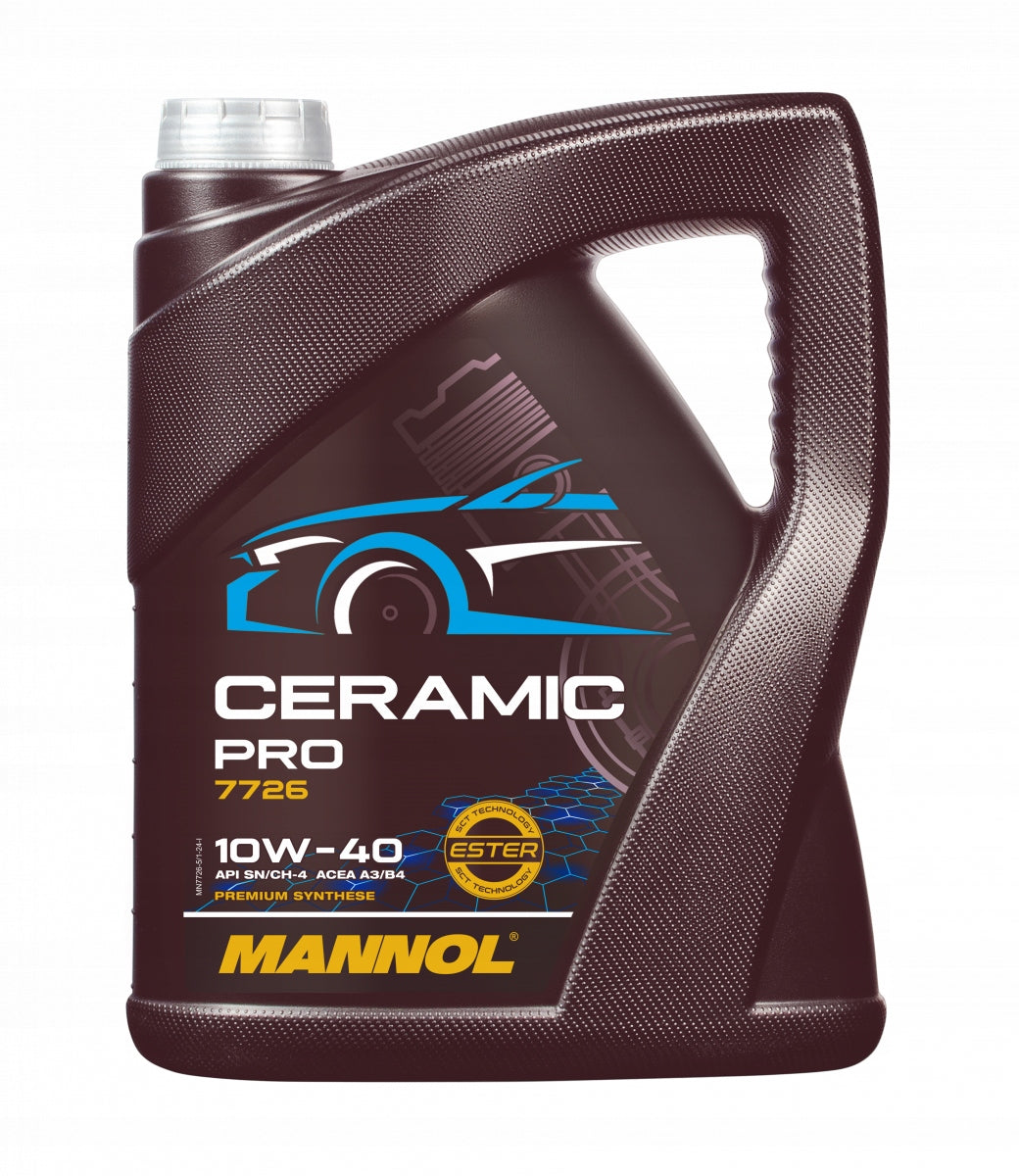 Syntetický motorový olej 7726 Mannol Ceramic Pro 10W40 5L