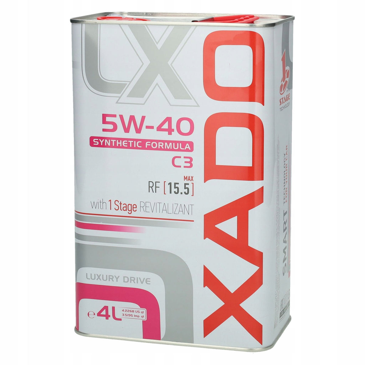 Synthetic Engine Oil Xado Luxury Drive 5w40 C3 1 Stage 4L