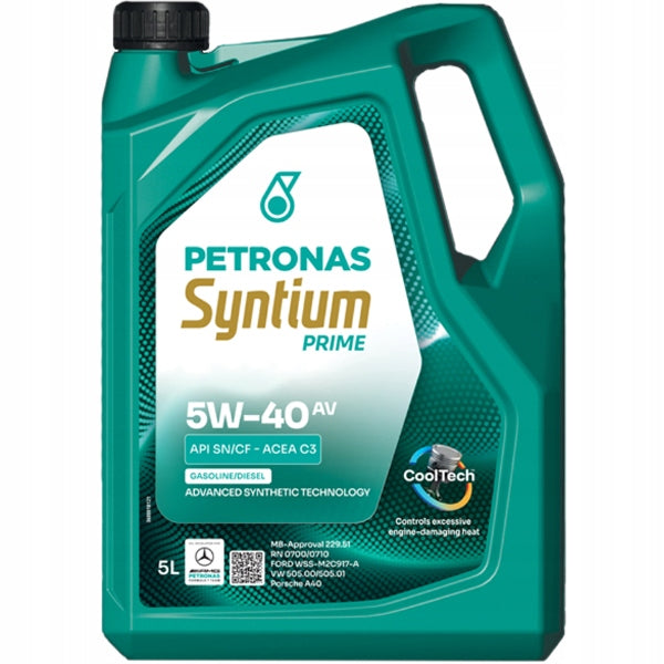 Syntium 3000 AV 5W-40 5L Manufacturer code 70179M12EU
