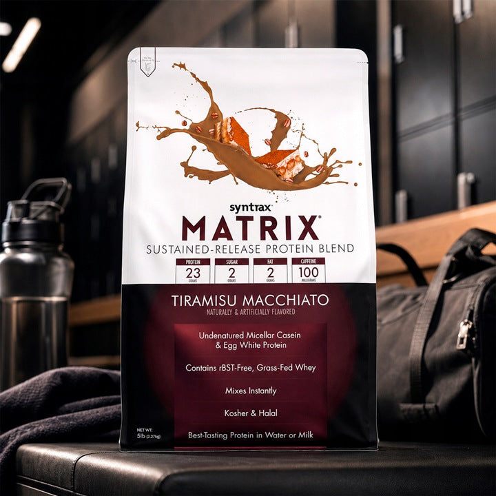 Syntrax MATRIX 5.0 2270g Protein Concentrate Protein Casein PROTEIN SUPPLEMENT Expiration date at least six months from the date of purchase