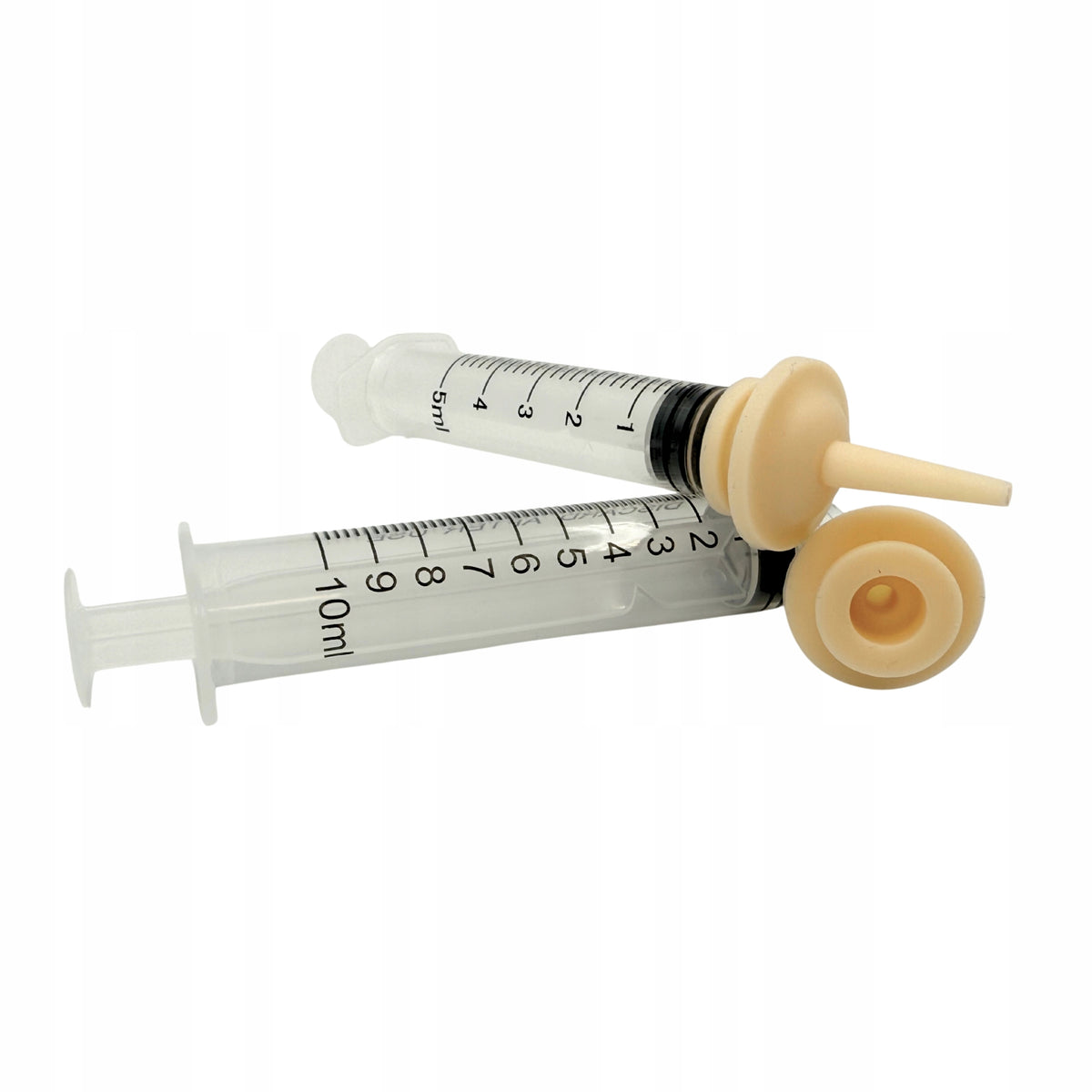 Syringes with pacifiers M for feeding animals 5ml + 10ml Manufacturer code 002262