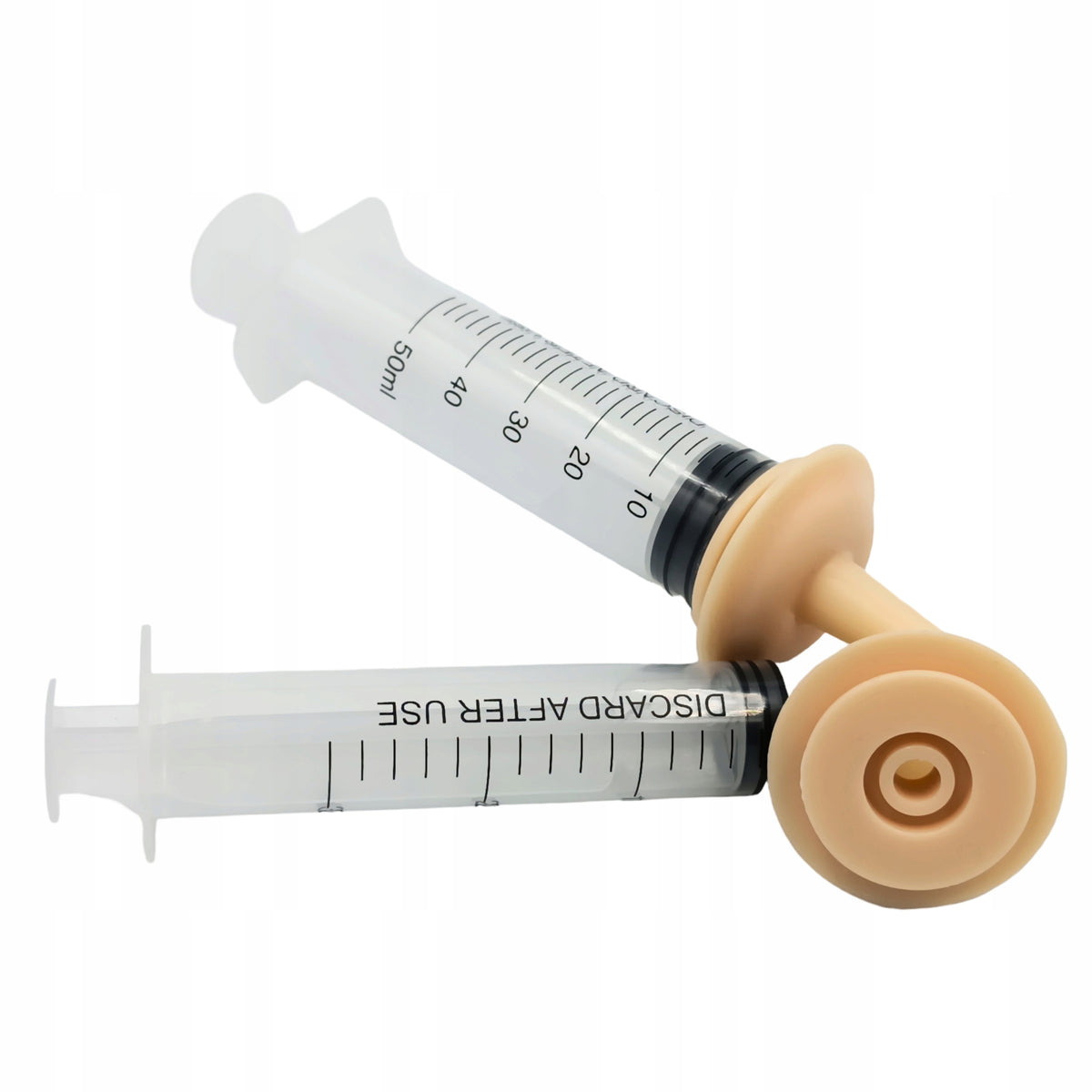 Syringes with teats L for feeding animals 30ml + 50ml Packaging status original