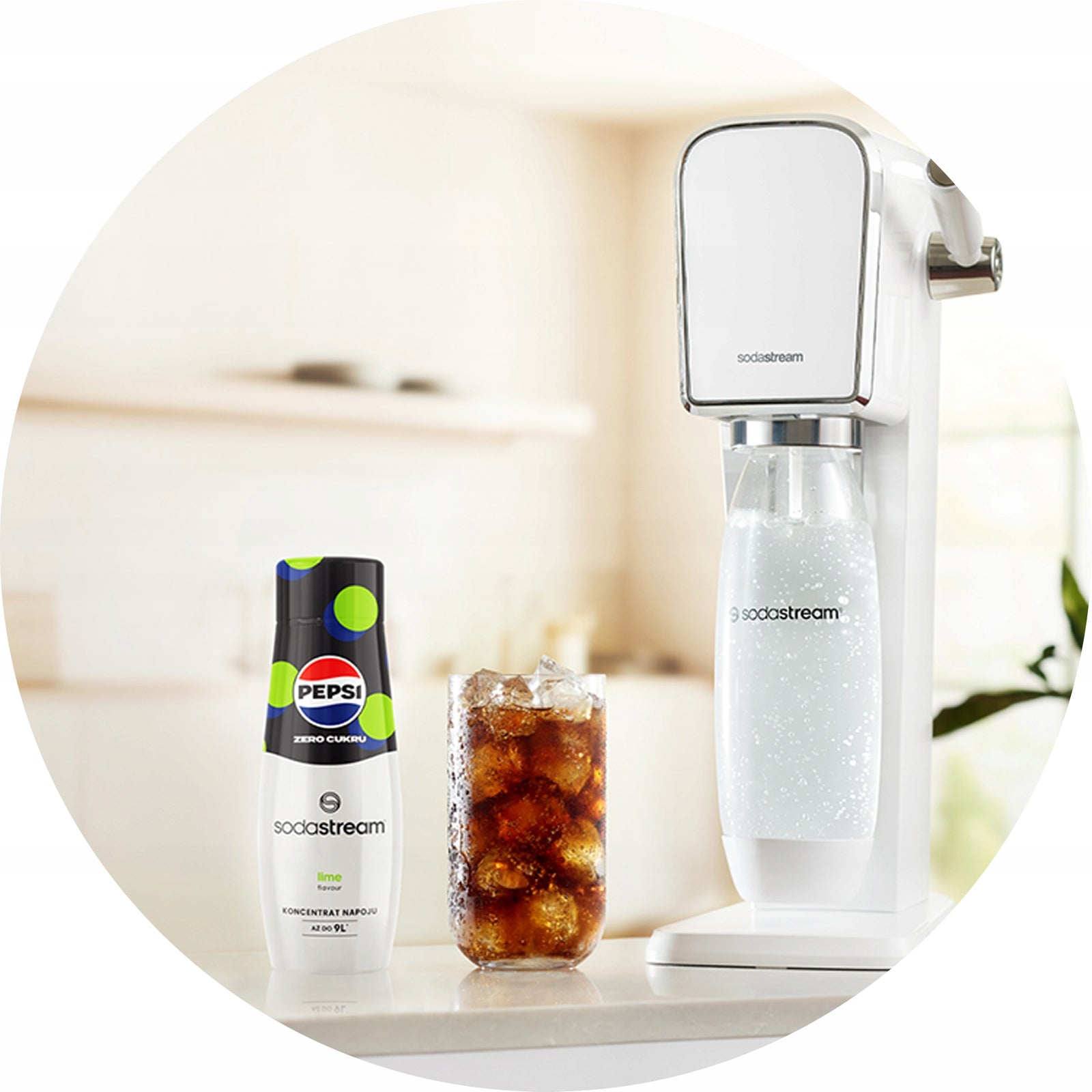 Syrup concentrate for water SodaStream PEPSI LIME Zero Sugar 440 ml Dominant color multicolor