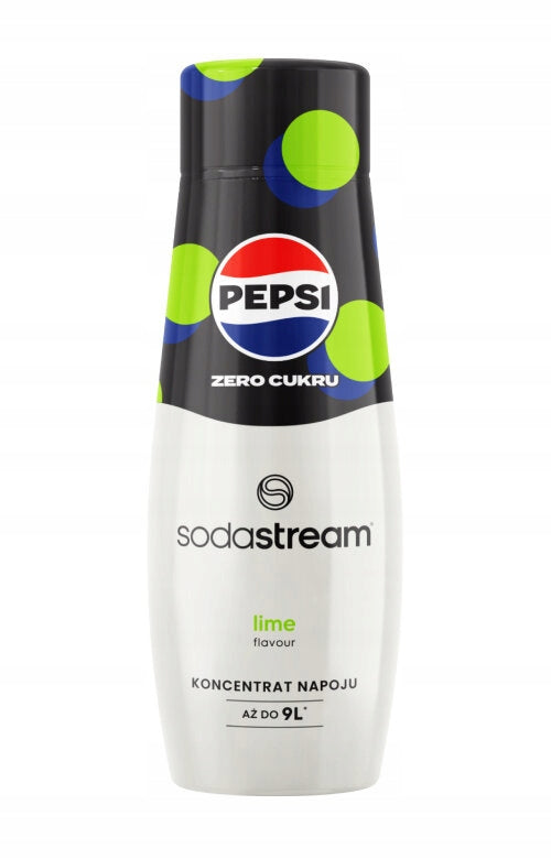 Syrup concentrate for water SodaStream PEPSI LIME Zero Sugar 440 ml Packaging status original