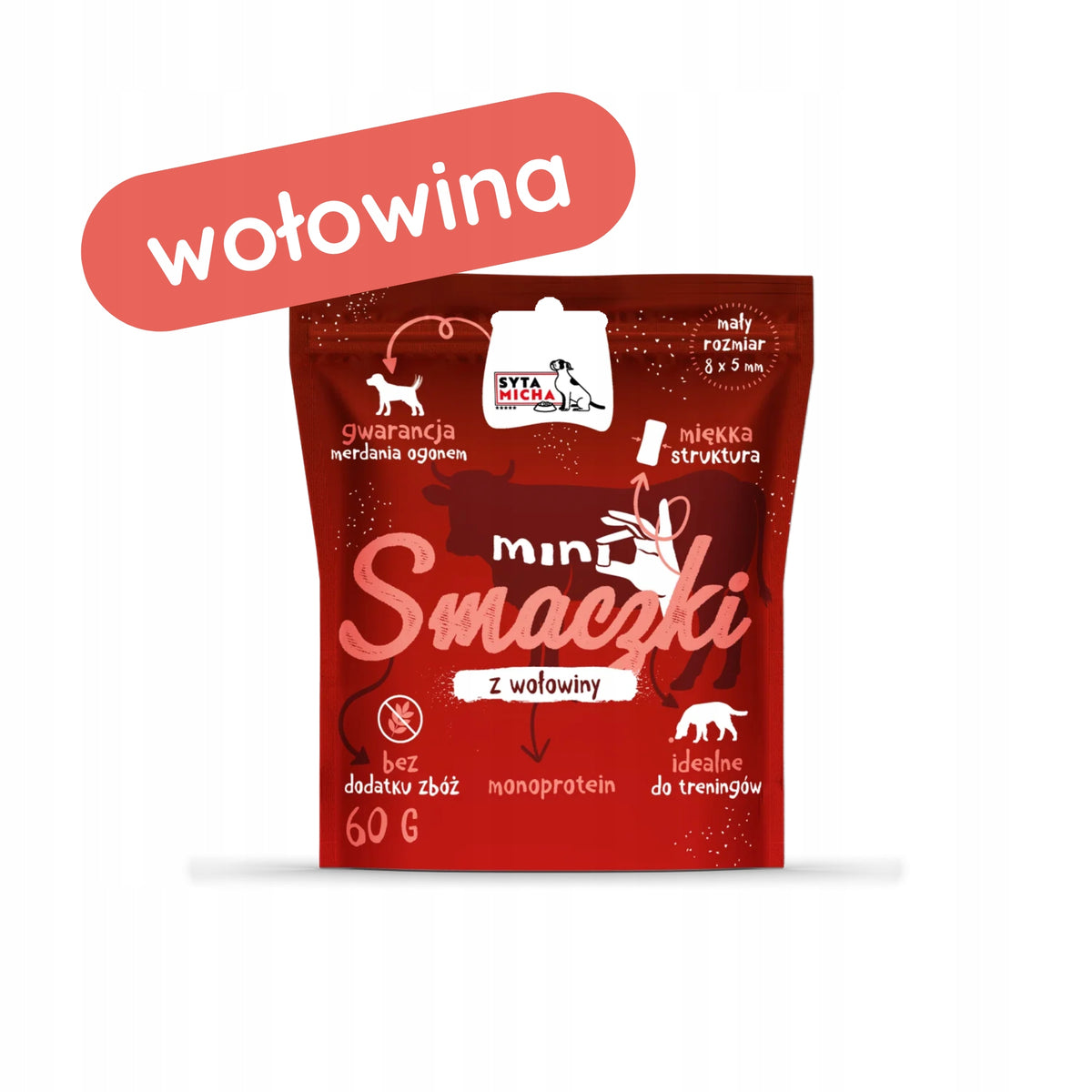 Syta Micha MINI Beef Flavors 60g Packaging status original