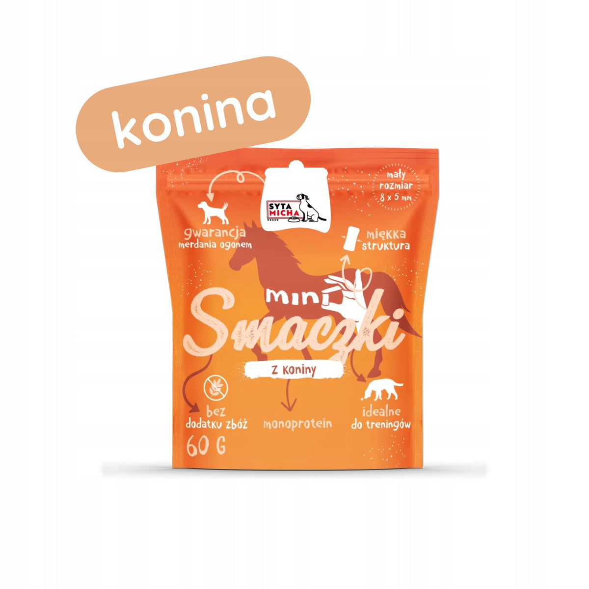 Syta Micha MINI Horsemeat Flavours 60g Packaging status original
