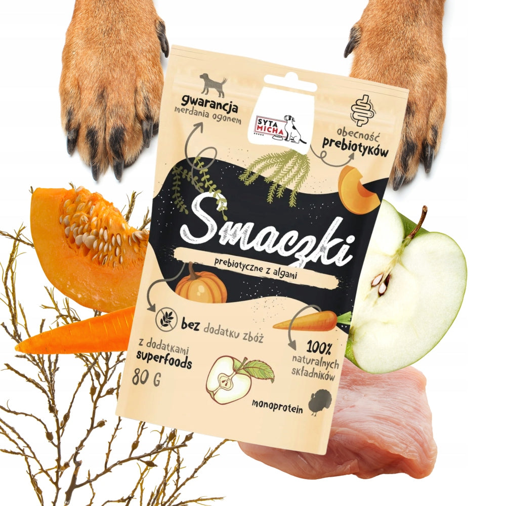 Syta Micha Prebiotic Dog Treats (GI²D Complex) with Algae 80g